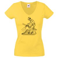 Lady-fit Valueweight V-Neck T-Shirt Thumbnail