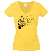 Lady-fit Valueweight V-Neck T-Shirt Thumbnail