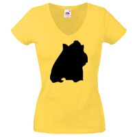 Lady-fit Valueweight V-Neck T-Shirt Thumbnail