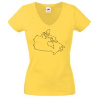Lady-fit Valueweight V-Neck T-Shirt Thumbnail
