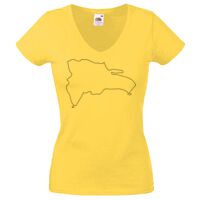 Lady-fit Valueweight V-Neck T-Shirt Thumbnail