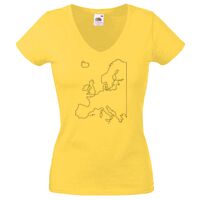 Lady-fit Valueweight V-Neck T-Shirt Thumbnail