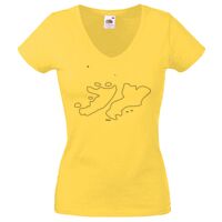 Lady-fit Valueweight V-Neck T-Shirt Thumbnail