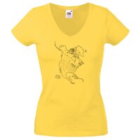 Lady-fit Valueweight V-Neck T-Shirt Thumbnail