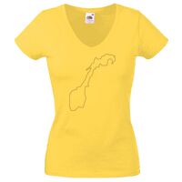 Lady-fit Valueweight V-Neck T-Shirt Thumbnail