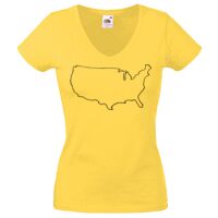 Lady-fit Valueweight V-Neck T-Shirt Thumbnail