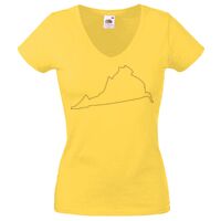 Lady-fit Valueweight V-Neck T-Shirt Thumbnail
