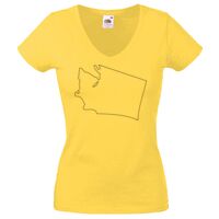 Lady-fit Valueweight V-Neck T-Shirt Thumbnail