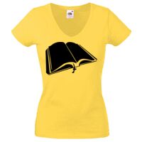 Lady-fit Valueweight V-Neck T-Shirt Thumbnail