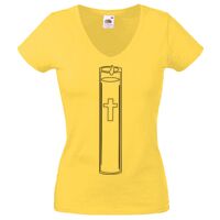 Lady-fit Valueweight V-Neck T-Shirt Thumbnail