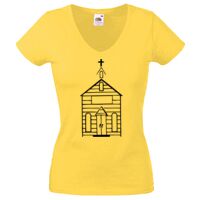 Lady-fit Valueweight V-Neck T-Shirt Thumbnail