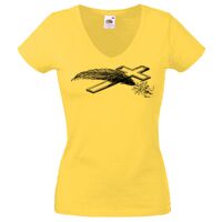 Lady-fit Valueweight V-Neck T-Shirt Thumbnail