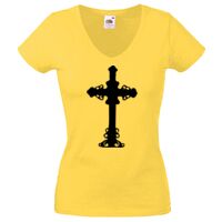 Lady-fit Valueweight V-Neck T-Shirt Thumbnail