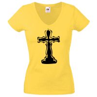 Lady-fit Valueweight V-Neck T-Shirt Thumbnail
