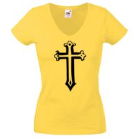 Lady-fit Valueweight V-Neck T-Shirt Thumbnail