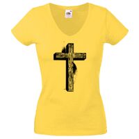 Lady-fit Valueweight V-Neck T-Shirt Thumbnail