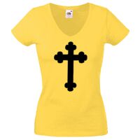 Lady-fit Valueweight V-Neck T-Shirt Thumbnail