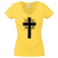 Lady-fit Valueweight V-Neck T-Shirt Thumbnail