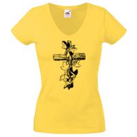 Lady-fit Valueweight V-Neck T-Shirt Thumbnail