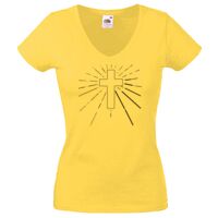 Lady-fit Valueweight V-Neck T-Shirt Thumbnail