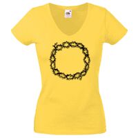 Lady-fit Valueweight V-Neck T-Shirt Thumbnail