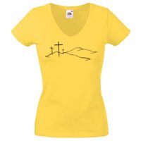 Lady-fit Valueweight V-Neck T-Shirt Thumbnail