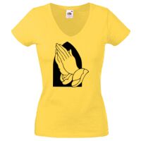 Lady-fit Valueweight V-Neck T-Shirt Thumbnail