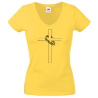 Lady-fit Valueweight V-Neck T-Shirt Thumbnail