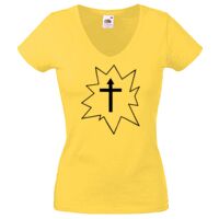 Lady-fit Valueweight V-Neck T-Shirt Thumbnail