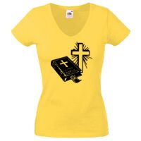 Lady-fit Valueweight V-Neck T-Shirt Thumbnail