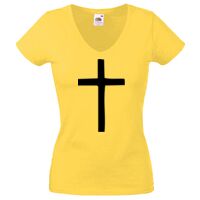 Lady-fit Valueweight V-Neck T-Shirt Thumbnail