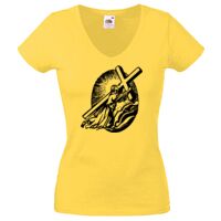 Lady-fit Valueweight V-Neck T-Shirt Thumbnail