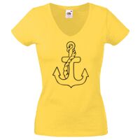 Lady-fit Valueweight V-Neck T-Shirt Thumbnail