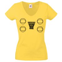 Lady-fit Valueweight V-Neck T-Shirt Thumbnail