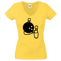 Lady-fit Valueweight V-Neck T-Shirt Thumbnail