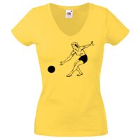 Lady-fit Valueweight V-Neck T-Shirt Thumbnail