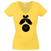 Lady-fit Valueweight V-Neck T-Shirt Thumbnail