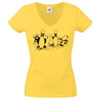 Lady-fit Valueweight V-Neck T-Shirt Thumbnail