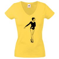 Lady-fit Valueweight V-Neck T-Shirt Thumbnail