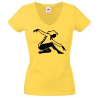 Lady-fit Valueweight V-Neck T-Shirt Thumbnail