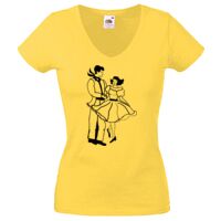 Lady-fit Valueweight V-Neck T-Shirt Thumbnail