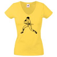Lady-fit Valueweight V-Neck T-Shirt Thumbnail