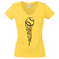 Lady-fit Valueweight V-Neck T-Shirt Thumbnail
