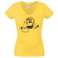 Lady-fit Valueweight V-Neck T-Shirt Thumbnail