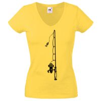 Lady-fit Valueweight V-Neck T-Shirt Thumbnail