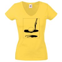 Lady-fit Valueweight V-Neck T-Shirt Thumbnail