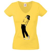 Lady-fit Valueweight V-Neck T-Shirt Thumbnail