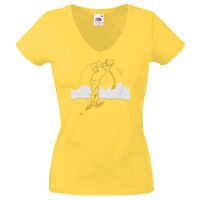 Lady-fit Valueweight V-Neck T-Shirt Thumbnail