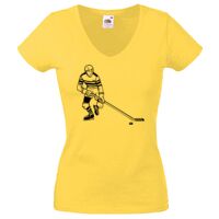 Lady-fit Valueweight V-Neck T-Shirt Thumbnail