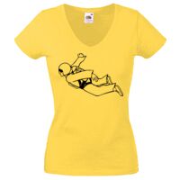 Lady-fit Valueweight V-Neck T-Shirt Thumbnail
